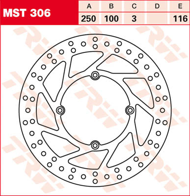 TRW Rotor TRW MST306 MST306