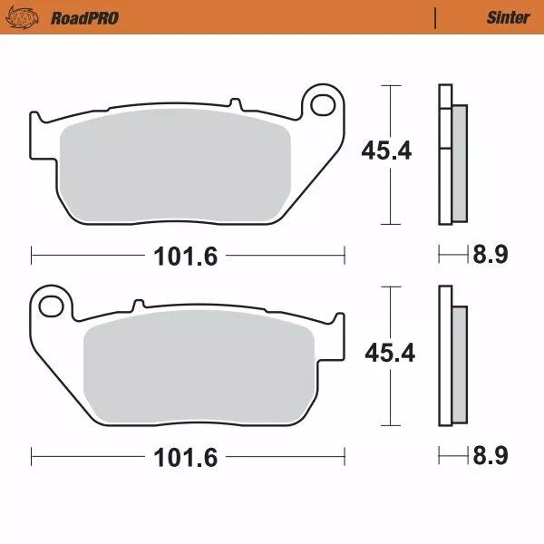 Moto-Master Brake Pad Sinter Front 410401