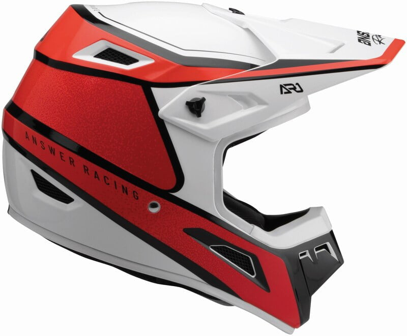 Answer Cross MC helmet ar1 vivd red /white