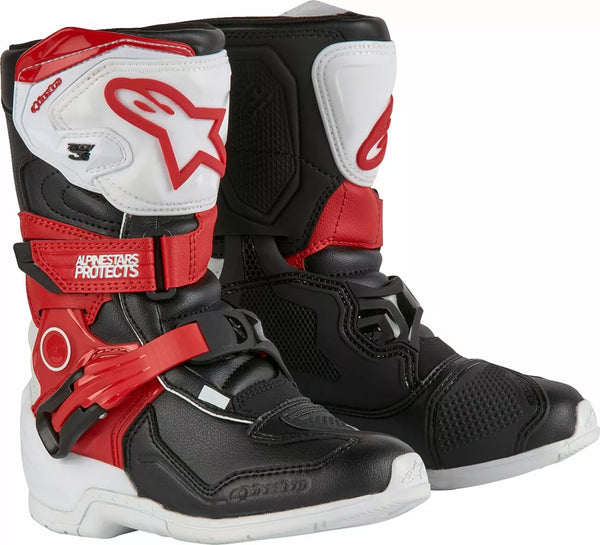 Alpinestars (MX) Boot T3S Kids WT/BK/R 13 2014524-2030-13