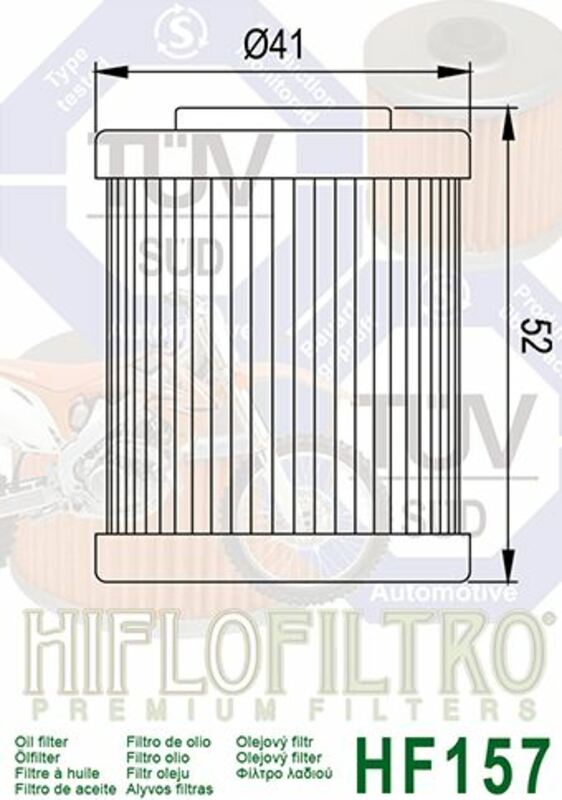 HIFLOFILTRO Oil Filter - HF157 HF157