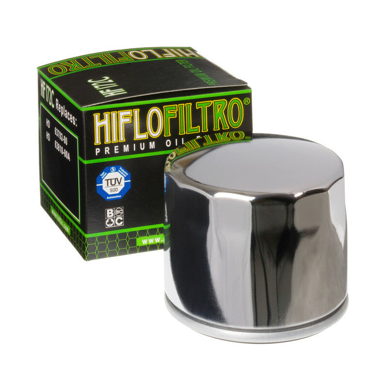 HIFLOFILTRO Oil Filter Chrome - HF172C HF172C