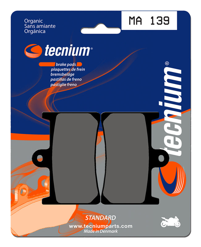 Tecnium Street Organic Brake Pads - MA139 1022361