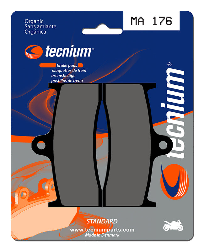 Tecnium Street Organic Brake Pads - MA176 1022394