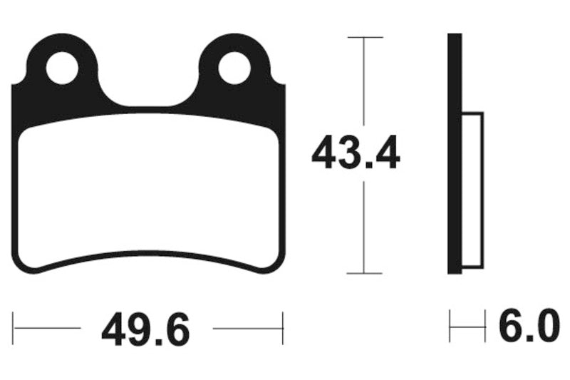 Tecnium Street Organic Brake Pads - MA302 1022471