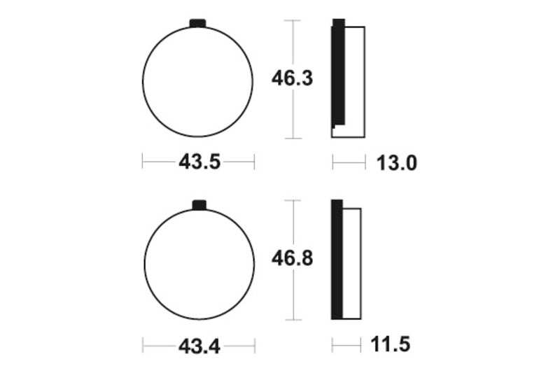 Tecnium utca organikus fékbetétek - MA38 1022499