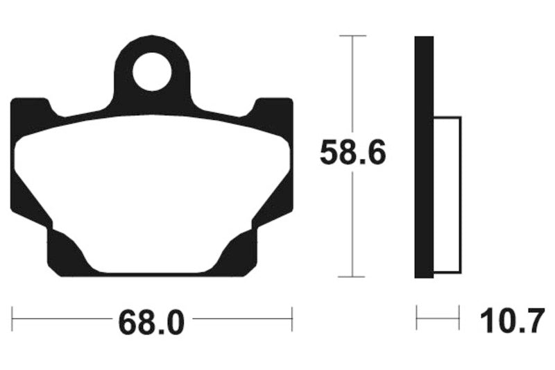 Tecnium utca organikus fékbetétek - MA50 1022523