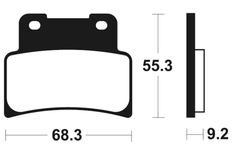 Tecnium Racing szinterelt fém szénfékpárnák - MCR344 1022598