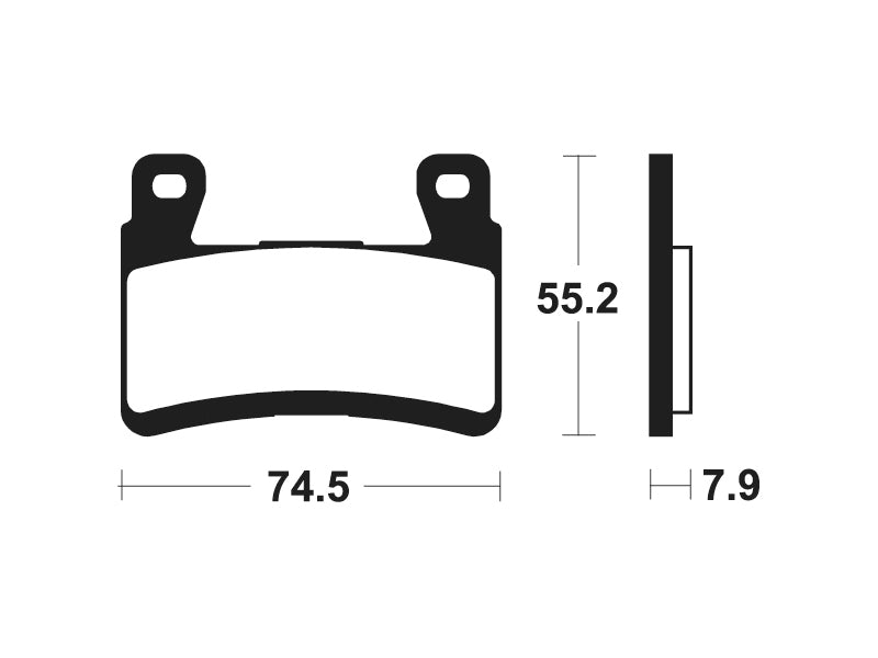 Tecnium Racing szinterelt fém szénfékpárnák - MCR394 1022603