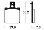 Tecnium scooter organic brake pads - ME19 1022630