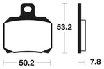 Tecnium Scooter Organic Brake Pads - Me230 1022647