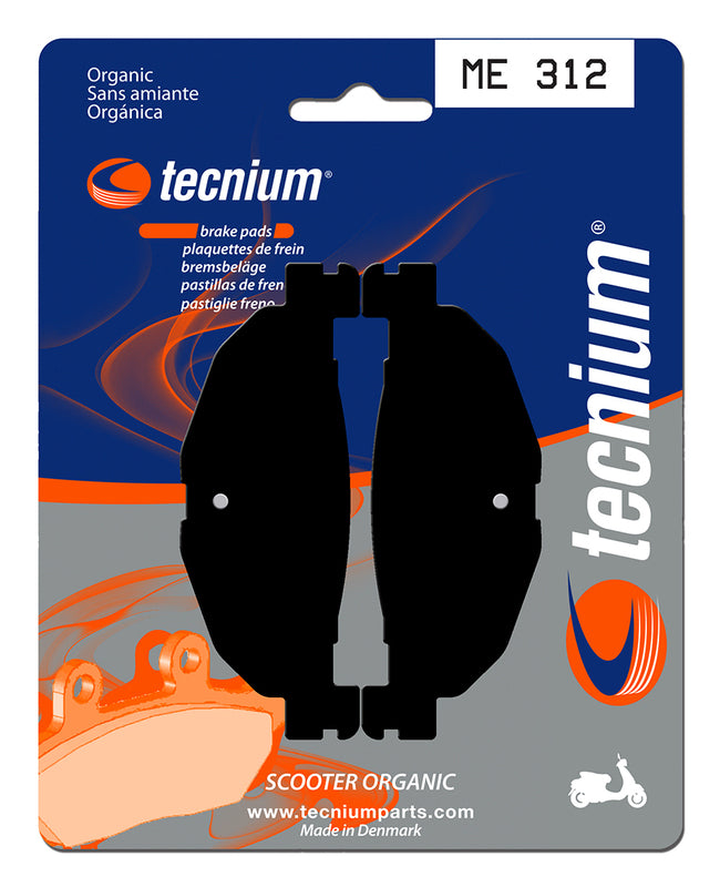 Tecnium Scooter Organic Brake Pads - Me312 1022673