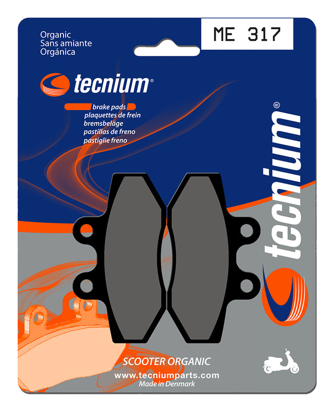 Tecnium Scooter Organic Brake Pads - Me317 1022675