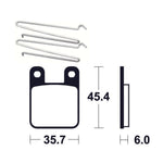 Tecnium Scooter Organic Brake Pads - Me319 1022677