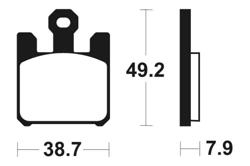 Tecnium Trail Performance szinterelt fémfékpárnák - MFP288 1022823