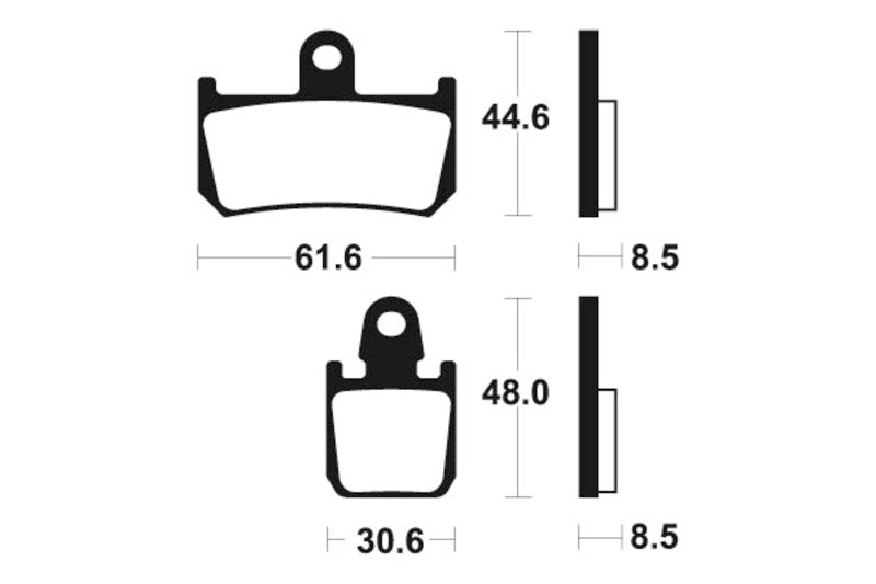 Tecnium Trail Performance szinterelt fémfékpárnák - MFP339 1022829