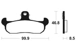 Tecnium MX/ATV szinterelt fémfékpárnák - MO108 1022839