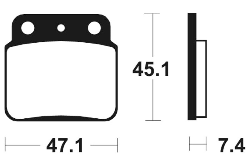 Tecnium MX/ATV szinterelt fémfékpárnák - MO149 1022848