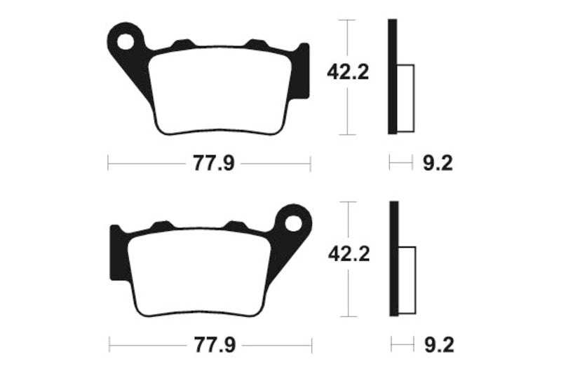 Tecnium MX/ATV szinterelt fémfékpárnák - MO175 1022851