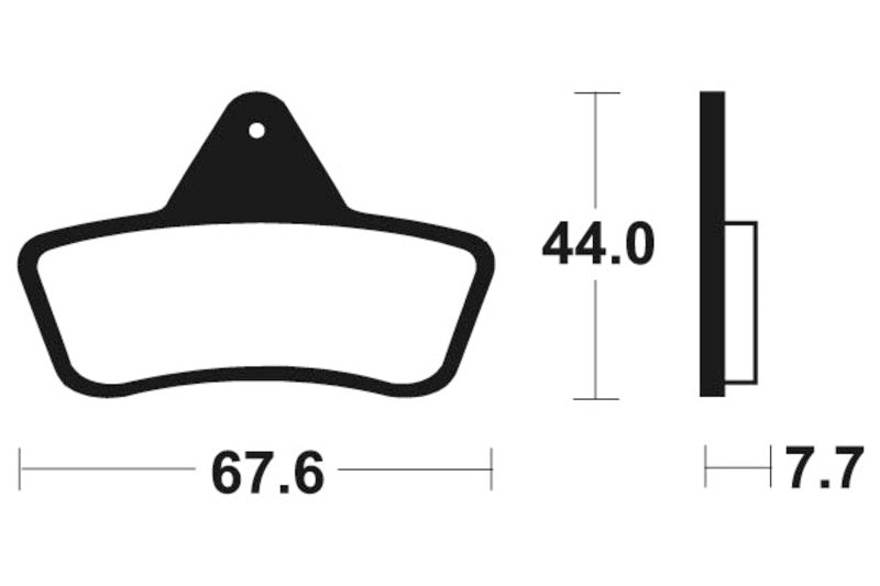 Tecnium MX/ATV szinterelt fémfékpárnák - MO258 1022867