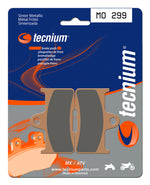 Tecnium MX/ATV Sintered Metal Brake Pads - Mo299 1022877