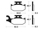 Tecnium MX/ATV szinterelt fémfékpárnák - MO336 1022887