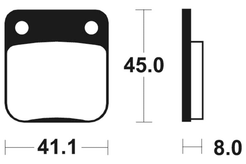 Tecnium MX/ATV szinterelt fémfékpárnák - MO36 1022895