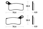 Tecnium MX/ATV szinterelt fémfékpárnák - MO366 1022896