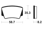 Tecnium MX/ATV szinterelt fémfékpárnák - MO367 1022897