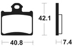 Tecnium MX/ATV szinterelt fémfékpárnák - MO372 1022898