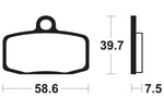 Tecnium MX/ATV Sintered Metal Brake Pads - MO385 1022900