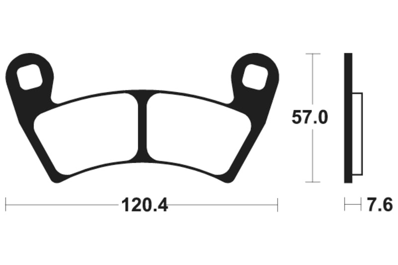 Tecnium MX/ATV szinterelt fémfékpárnák - MO397 1022901