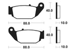 Tecnium MX/ATV szinterelt fémfékpárnák - MO415 1022911