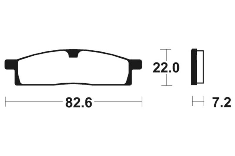 Tecnium MX/ATV szinterelt fémfékpárnák - MO89 1022923