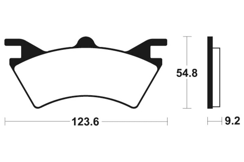 Tecnium MX/ATV szinterelt fémfékpárnák - MOA257 1022932