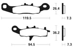 Tecnium Racing MX/ATV szintered fémfékpárnák - MOR226 1022962