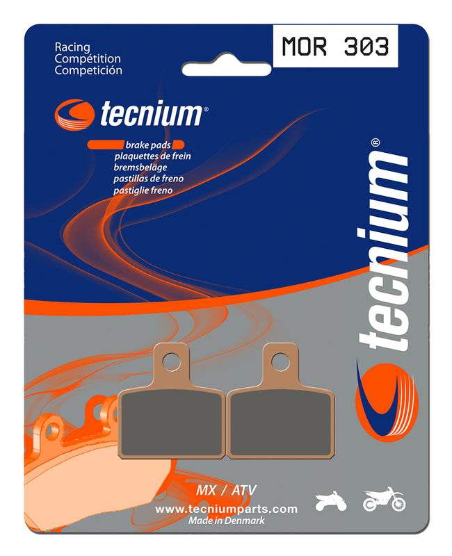 Tecnium Racing MX/ATV Sintered Metal Brake Pads - Mor303 1022982