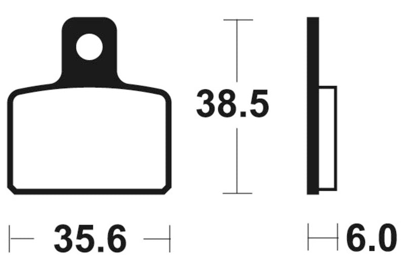 Tecnium Racing MX/ATV szinterelt fémfékpárnák - Mor303 1022982