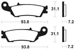 Tecnium Racing MX/ATV szinterelt fémfékpárnák - MOR340 1022990