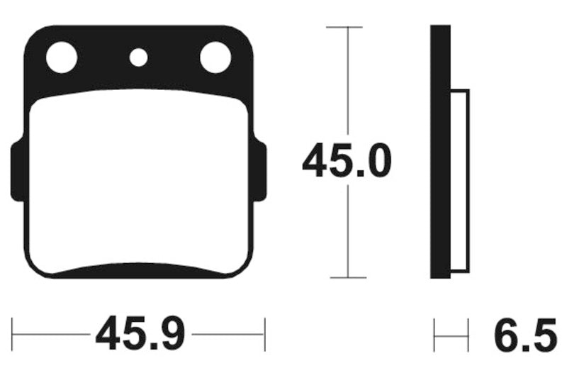 Tecnium Racing MX/ATV szinterelt fémfékpárnák - MOR84 1023027