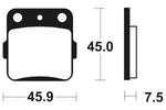 Tecnium Racing MX/ATV szinterelt fémfékpárnák - MOR92 1023031