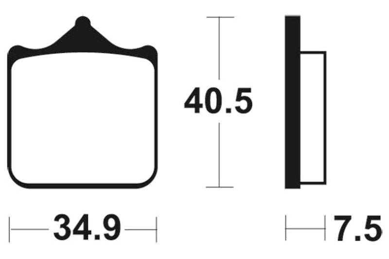 Tecnium Racing szinterelt fémfékpárnák - MRR262 1023131