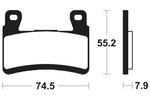 Tecnium Racing szinterelt fémfékpárnák - MRR394 1023150