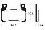 Tecnium Professional Racing szinterelt fémfékpárnák - MSR360 1023170