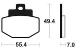 Tecnium Maxi Scooter szinterelt fémfékpárnák - MSS272 1023202