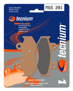 Tecnium Maxi Scooter Sintered Metal Brake Pads - MSS281 1023205