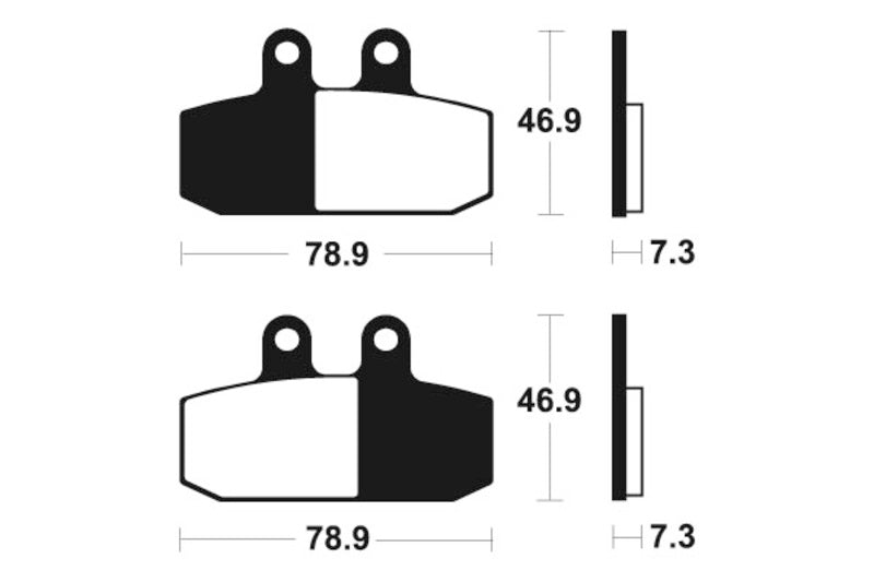 Tecnium Maxi Scooter szinterelt fémfékpárnák - MSS293 1023207