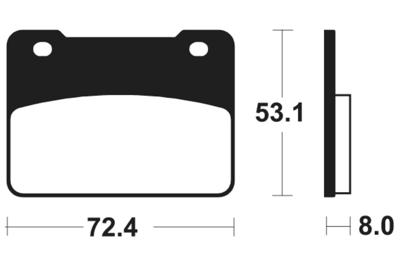 Tecnium Maxi Scooter szinterelt fémfékpárnák - MSS393 1023225