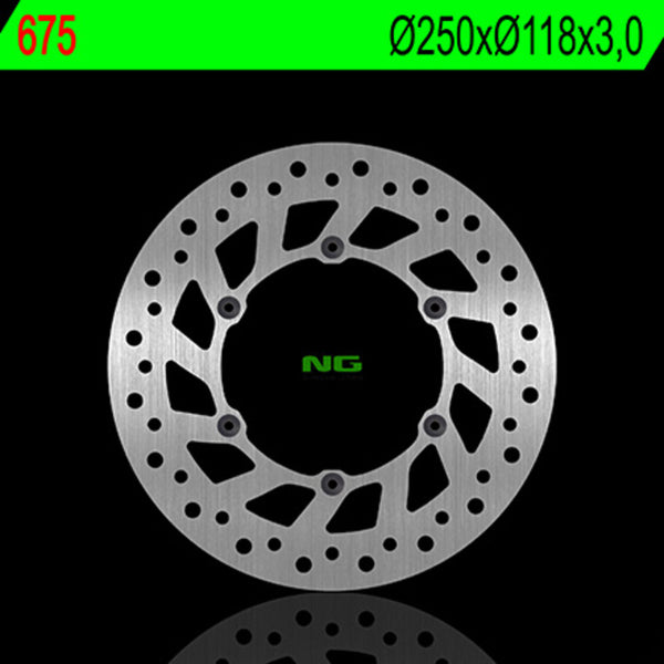 NG BRAKE DISC ROUND 675 