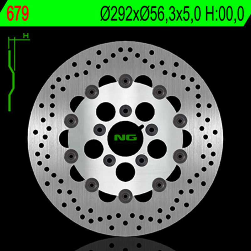 Ng brake disc round 679